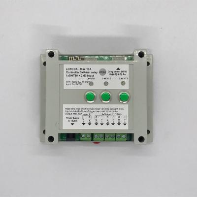 Thiết bị Controller IoT WiFi 1 Input DC/AC 3 Kênh Output DC/AC 2DI & 1 Sensor Nhiệt Độ&Độ Ẩm